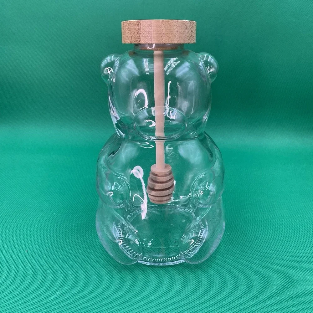 Target Bullseye Playground  2023 Honey Bear Glass Jar w/Wood Dipper